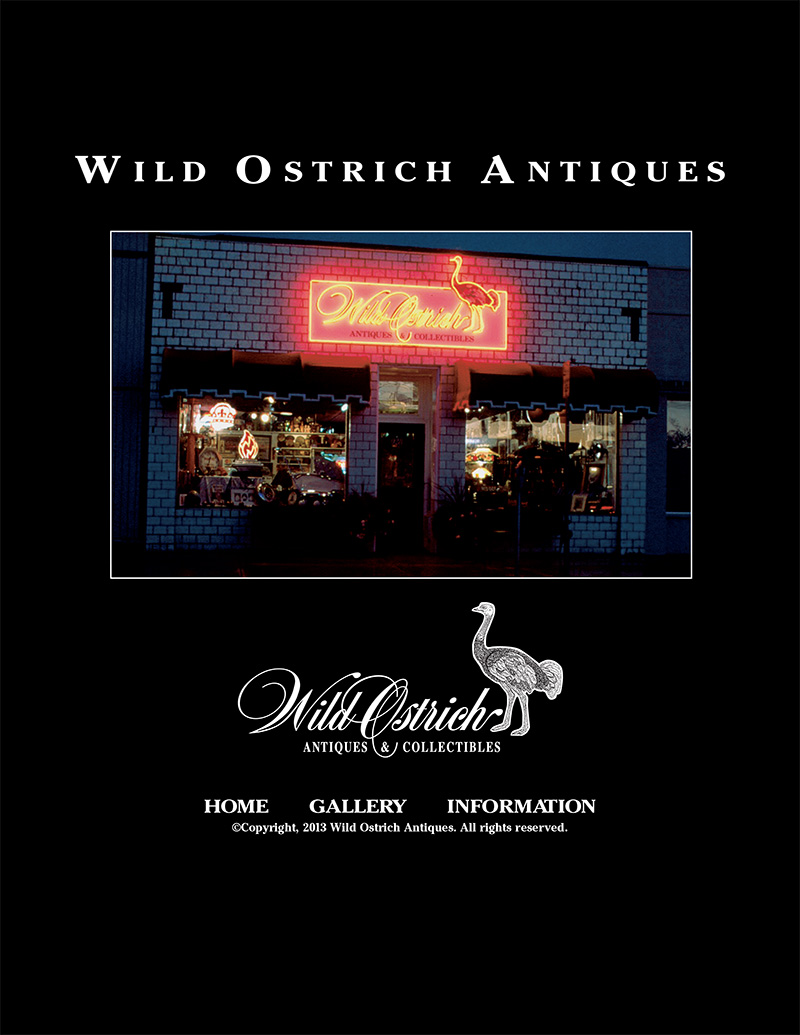 Wild Ostrich Antiques Home Page