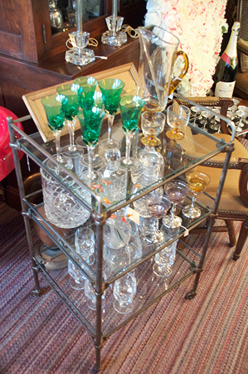 Crystal-cut and pressed glass
