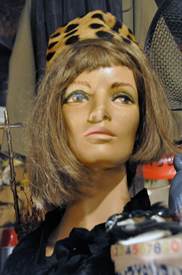 Antique Store Display and Mannequins and Vintage Fashion